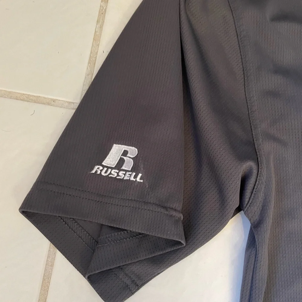 WCU Western Carolina University  Black Athletic Shirt Mens small Russell - Picture 2 of 5